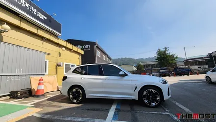 BMW IX3 레인보우V90 나노텍 울트라바디프리미엄 유리막코팅 PPF 더모스트 신차패키지 3 고양 일산 덕양구 수입차썬팅 신차패키지 전문점 / 고양, 일산, 파주, 은평