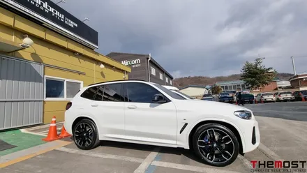 BMW X3 레인보우I90블랙썬팅 유리막코팅 PPF 더 모스트 신차패키지  파주운정에서 맡겨주셨습니다 / 고양, 일산, 파주, 은평