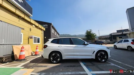 BMW IX3 레인보우V90 나노텍 울트라바디프리미엄 유리막코팅 PPF 더모스트 신차패키지 3 고양 일산 덕양구 수입차썬팅 신차패키지 전문점 / 고양, 일산, 파주, 은평