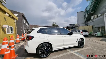 BMW X3 레인보우I90블랙썬팅 유리막코팅 PPF 더 모스트 신차패키지  파주운정에서 맡겨주셨습니다 / 고양, 일산, 파주, 은평