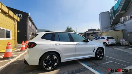 BMW IX3 레인보우V90 나노텍 울트라바디프리미엄 유리막코팅 PPF 더모스트 신차패키지 3 고양 일산 덕양구 수입차썬팅 신차패키지 전문점 / 고양, 일산, 파주, 은평
