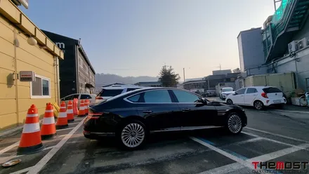 제네시스 G80E  G80전기차 신차검수부터 고급스러운 색감 글라스틴트 선셋 썬팅으로 완성한 더모스트 신차패키지 3 경기 의왕에서 일산 더모스트에 맡겨주셨습니다 / 고양, 일산, 파주, 은평