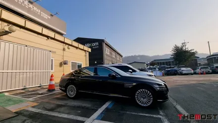 제네시스 G80E  G80전기차 신차검수부터 고급스러운 색감 글라스틴트 선셋 썬팅으로 완성한 더모스트 신차패키지 3 경기 의왕에서 일산 더모스트에 맡겨주셨습니다 / 고양, 일산, 파주, 은평