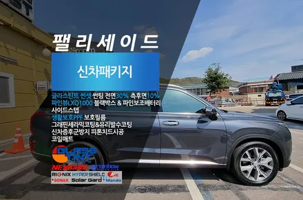 일산 더모스트 팰리세이드 그라파이트그레이 글라스틴트 선셋 썬팅 신차패키지 / 고양, 일산, 파주, 은평