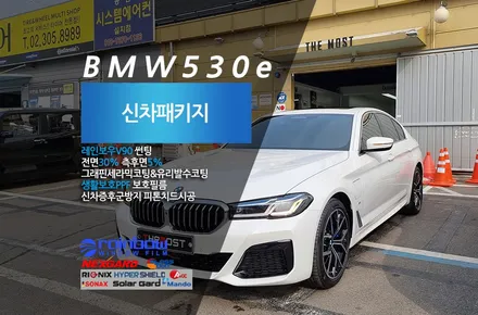 BMW530e 레인보우V90썬팅 PPF 고양 일산 수입차 썬팅 더모스트 / 고양, 일산, 파주, 은평