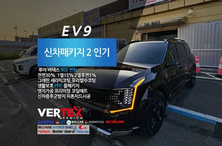기아 EV9  더모스트 신차검수 신차패키지 2 루마버텍스900썬팅 유리막코팅 생활보호PPF 서울 서대문구 은평구 마포구 신차검수 신차패키지 신차썬팅 전문점 더모스트 / 고양, 일산, 파주, 은평