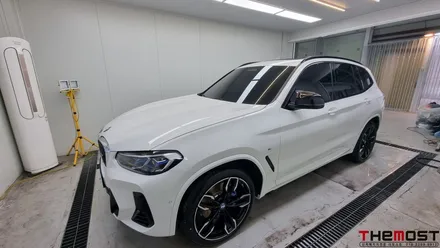 BMW X3 레인보우I90블랙썬팅 유리막코팅 PPF 더 모스트 신차패키지  파주운정에서 맡겨주셨습니다 / 고양, 일산, 파주, 은평