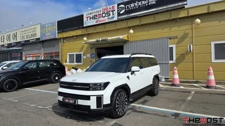 서울마포구상암동 싼타페MX5가솔린 레인보우 레전드루미너스썬팅으로 완성한 더모스트 신차패키지 3 신차검수 최고급썬팅 유리막코팅 유리발수 PPF / 고양시 화전동