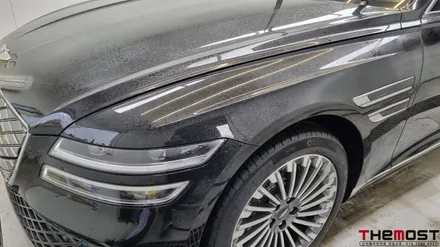 제네시스 G80E  G80전기차 신차검수부터 고급스러운 색감 글라스틴트 선셋 썬팅으로 완성한 더모스트 신차패키지 3 경기 의왕에서 일산 더모스트에 맡겨주셨습니다 / 고양, 일산, 파주, 은평