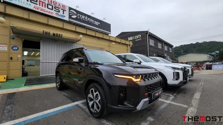 쌍용 토레스 신차검수 반반사썬팅 글라스틴트 선셋 썬팅으로 완성한  더모스트 신차패키지 고양 일산 덕양구 화정동에서 맡겨주셨습니다 / 고양, 일산, 파주, 은평