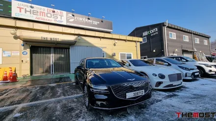 제네시스 G80E  G80전기차 신차검수부터 고급스러운 색감 글라스틴트 선셋 썬팅으로 완성한 더모스트 신차패키지 3 경기 의왕에서 일산 더모스트에 맡겨주셨습니다 / 고양, 일산, 파주, 은평