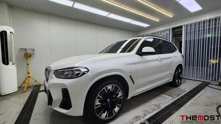 BMW IX3 레인보우V90 나노텍 울트라바디프리미엄 유리막코팅 PPF 더모스트 신차패키지 3 고양 일산 덕양구 수입차썬팅 신차패키지 전문점 / 고양, 일산, 파주, 은평