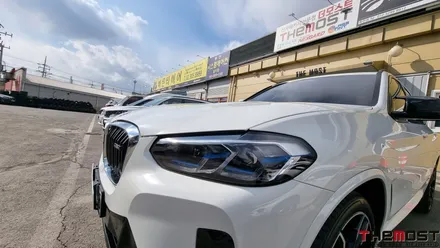 BMW X3 레인보우I90블랙썬팅 유리막코팅 PPF 더 모스트 신차패키지  파주운정에서 맡겨주셨습니다 / 고양, 일산, 파주, 은평