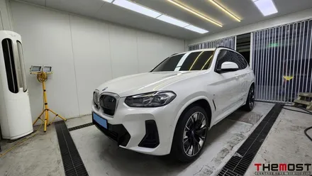 BMW IX3 레인보우V90 나노텍 울트라바디프리미엄 유리막코팅 PPF 더모스트 신차패키지 3 고양 일산 덕양구 수입차썬팅 신차패키지 전문점 / 고양, 일산, 파주, 은평