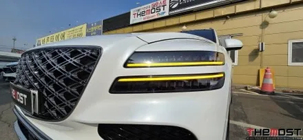 제네시스GV80 신차패키지 신차검수 레인보우VS200썬팅 유리막코팅 PPF 가죽시트코팅 QXD1 고양 일산 더모스트 신차패키지 파주 광탄에서 맡겨주셨습니다 / 고양시 화전동