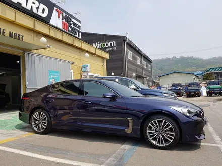 스팅어 블루 신차패키지 레인보우 IRIS V70 신차썬팅,레인보우 바디핏 유리막코팅,은평서대문마포상암강서가재울신차패키지썬팅,향동행신고양일산삼송원흥신차패키지썬팅 / 고양시 화전동