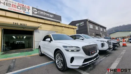 제네시스 GV70 멋진 블루썬팅 글라스틴트 레이니블루 썬팅으로 완성한 신차검수 신차패키지 고양 일산 더모스트 신차패키지 3 서울 영등포구 신길동에서 맡겨주셨습니다 / 고양, 일산, 파주, 은평