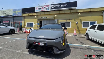 파주에서오신 기아EV4 레인보우 레전드 루미너스 신차썬팅으로 완성한 더 모스트 신차패키지 신차검수 유리막코팅 휀더 휠하우스방음으로 더욱 조용한주행 유리발수코팅 생활보호PPF / 고양시 화전동