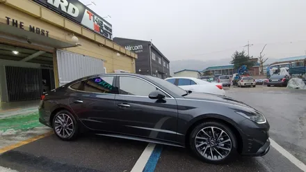 일산 신차패키지 쏘나타 센슈어스 DN8 1.6T 신차검수 도장불량,2중접합 차음유리불량 레인보우 V70 썬팅,QXD3000PRO 블랙박스로 완성한 신차패키지 / 고양, 일산, 파주, 은평