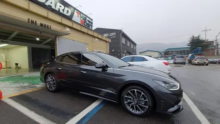 일산 신차패키지 쏘나타 센슈어스 DN8 1.6T 신차검수 도장불량,2중접합 차음유리불량 레인보우 V70 썬팅,QXD3000PRO 블랙박스로 완성한 신차패키지 / 고양, 일산, 파주, 은평