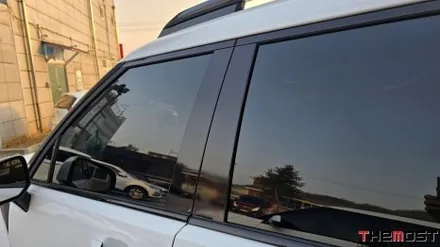 싼타페MX5하이브리드 솔라가드볼텍스IR썬팅 신차패키지 승차감개선하체보강을 한번에 최고등급MS폴리머 휠하우스방음  고양일산덕양구 더모스트 신차패키지 스테빌라이저 울트라레이싱 / 고양시 화전동