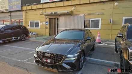 서울 은평구 진관동 제네시스G80 레인보우 레전드 루미너스 신차썬팅 으로 완성한  신차패키지 덕양구 은평구 신차패키지 전문점 더모스트 레인보우 최고급 반반사썬팅 / 고양시 화전동