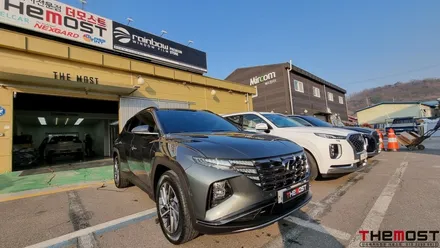 NX4투싼 하이브리드 전면 레인보우 프리미엄 VS200 + 측면 V90 조합으로 완성한 더모스트 신차검수 신차패키지 5 일산 동구 백석동에서 맡겨주셨습니다 / 고양, 일산, 파주, 은평