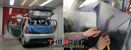 뉴모닝 썬팅재시공/애니가드AP80R썬팅/반반사썬팅/애니가드썬팅/은평구서대문구썬팅 마포구상암동썬팅 가재울행신동썬팅 일산고양썬팅 삼송원흥썬팅 / 고양시 화전동