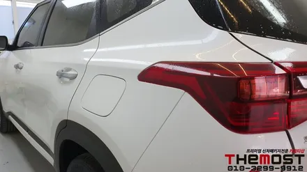 일산 셀토스 신차패키지 정비사 신차검수와 레인보우V90썬팅 풀시공패키지 프리미엄 카멀티샵 더모스트 / 고양, 일산, 파주, 은평