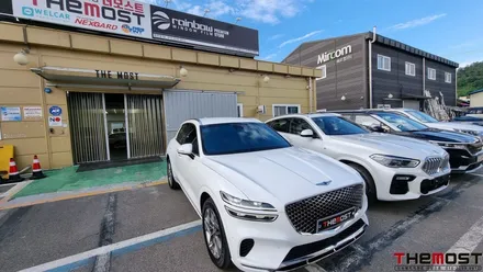 제네시스 GV70 글라스틴트 레이니블루 썬팅으로 완성한 더모스트 신차패키지 3 서울 은평구에서 맡겨주셨어요~ / 고양, 일산, 파주, 은평