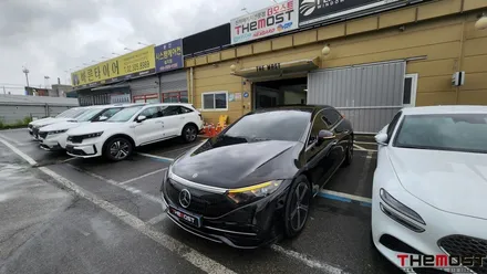벤츠 EQS 프리미엄 비금속비반사썬팅 버텍스 900 으로 완성한 더모스트 신차패키지 유리막코팅 PPF 고양 일산 덕양구 신차검수 신차패키지 루마버텍스썬팅 전문점 더모스트 / 고양, 일산, 파주, 은평