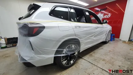 BMW IX3 레인보우V90 나노텍 울트라바디프리미엄 유리막코팅 PPF 더모스트 신차패키지 3 고양 일산 덕양구 수입차썬팅 신차패키지 전문점 / 고양, 일산, 파주, 은평
