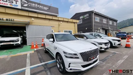 레인보우 프리미엄 VS200 썬팅 국산 최고급 SUV 제네시스 GV80 시공으로 고급스러움 고양 일산 신차검수 신차패키지 전문 더모스트 고양시 덕양구 내유동에서 맡겨주셨습니다 / 고양, 일산, 파주, 은평