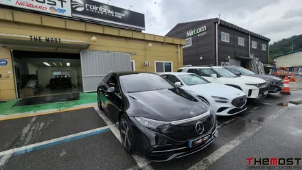 벤츠 EQS 프리미엄 비금속비반사썬팅 버텍스 900 으로 완성한 더모스트 신차패키지 유리막코팅 PPF 고양 일산 덕양구 신차검수 신차패키지 루마버텍스썬팅 전문점 더모스트 / 고양, 일산, 파주, 은평