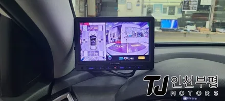 인천 부평 싼타페 어라운드뷰 - 현대 순정형 옵션보다 더 인기좋다는 에이피모빌리티 슈퍼뷰 설치해봤어요! / 인천 부평구