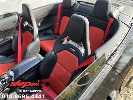 벤츠 c63 amg 레드색상 안전벨트교체 작업! / 중랑구, 동대문, 광진구, 성동구