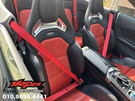 벤츠 c63 amg 레드색상 안전벨트교체 작업! / 중랑구, 동대문, 광진구, 성동구