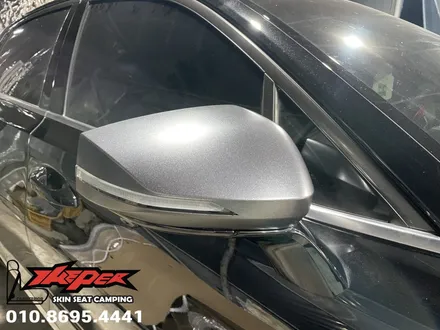 기아 K8 사틴다크그레이 사이드미러 부분랩핑 작업 / 중랑구, 동대문, 광진구, 성동구