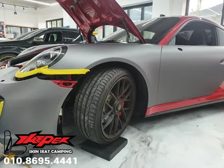 포르쉐 911 카레라 4 GTS 메트메탈릭차콜 전체랩핑 / 카스킨 / 카인테리어 / 카시트 / 카커스텀 전문 더퍼 THEPER / 중랑구, 동대문, 광진구, 성동구