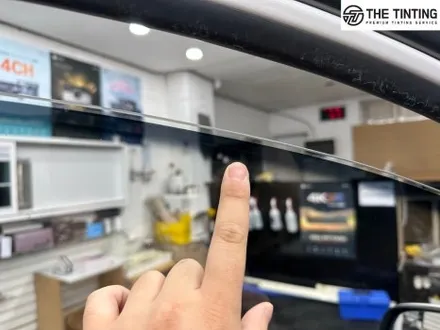 쉐보레 스파크 썬팅 재시공 스파크 썬팅 열차단썬팅 대전 썬팅 전문점 / 대전 동구