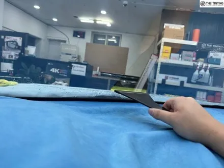 대전 썬팅 기아 K7 프리미어 전면 유리 틴팅 레이블럭 블래스 대전썬팅 맛집 더틴팅 / 대전 동구