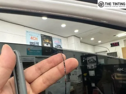 대전썬팅 전문점 아반떼 레이블럭 썬팅 재시공 / 대전 동구