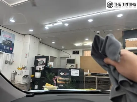 대전썬팅 전문점 아반떼 레이블럭 썬팅 재시공 / 대전 동구