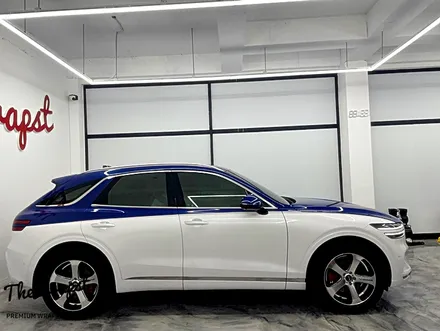 인천랩핑 제네시스 GV70 듀오톤 투톤랩핑 마이바흐 부럽지 않은 색다른 나만의 개성을 표현했습니다 / 청라,인천,부천