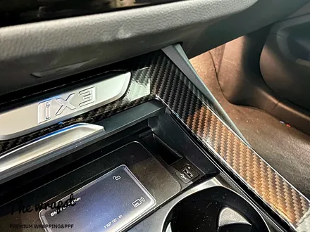 인천랩핑 BMW 전기차 iX3 실내카본으로 실내랩핑 말끔하게 진행해봤습니다 / 청라,인천,부천