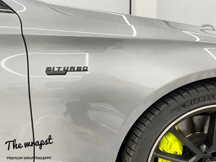 청라랩핑 인천랩핑 벤츠 C43amg (W205)크롬죽이기와 레터링 도색으로 포스있게 만들어보았죠 / 청라,인천,부천