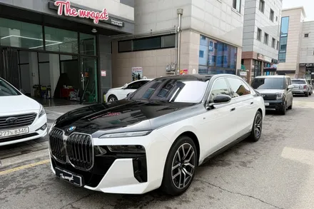 인천랩핑 BMW 7시리즈 듀오톤랩핑 순정옵션 부럽지 않은 모습으로 / 인천 서구 청라동
