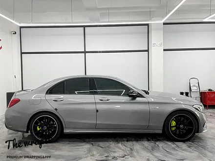 청라랩핑 인천랩핑 벤츠 C43amg (W205)크롬죽이기와 레터링 도색으로 포스있게 만들어보았죠 / 청라,인천,부천