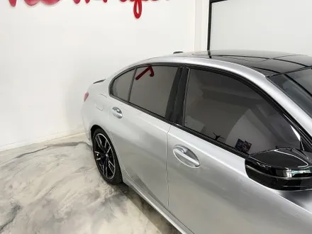 인천랩핑 BMW 3시리즈 M340i 전체랩핑, 고광택 GT실버로 신차 분위기 바꾸기 / 인천 서구 청라동