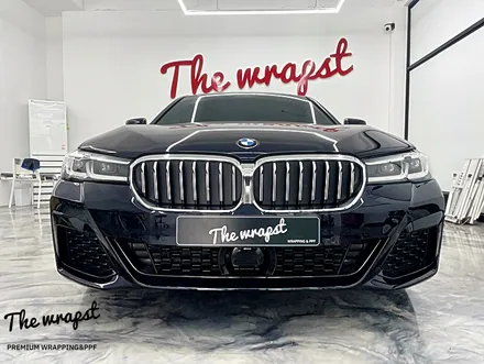청라랩핑 BMW 5시리즈 530i 크롬죽이기 및 블랙그릴 교체 작업으로 블랙패키지 만들었습니다 / 청라,인천,부천